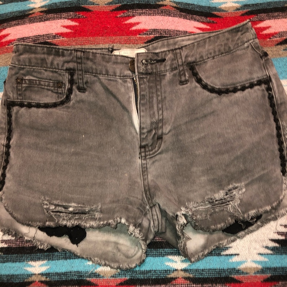 NWOT free people jean shorts!